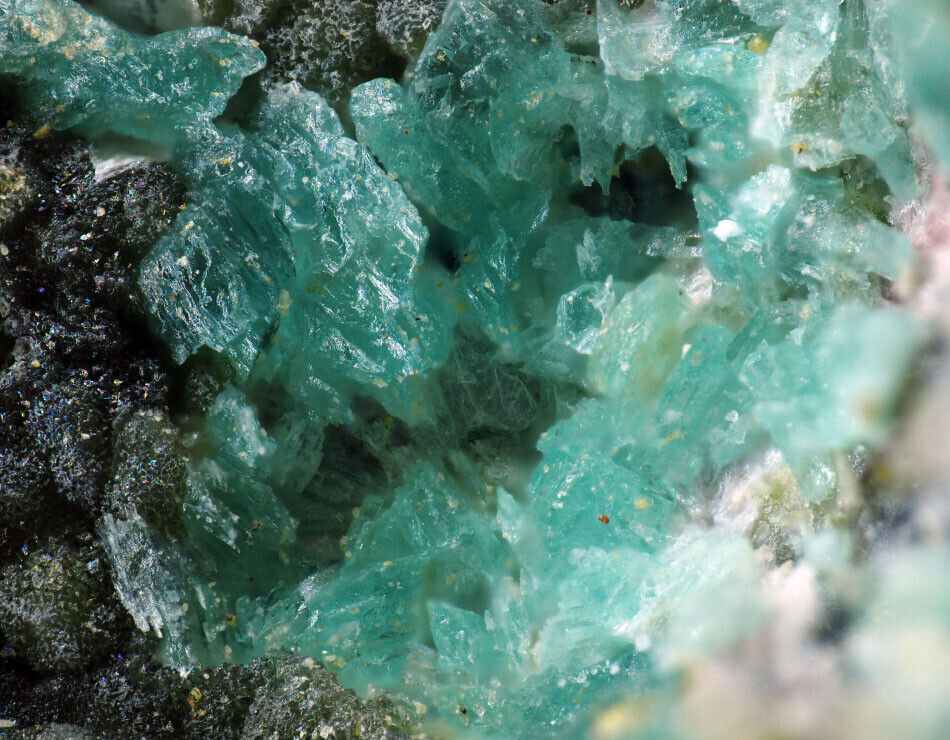 Lindackerite Fenugu Sibiri Mine, Gonnosfanadiga, Sardinia, Italy