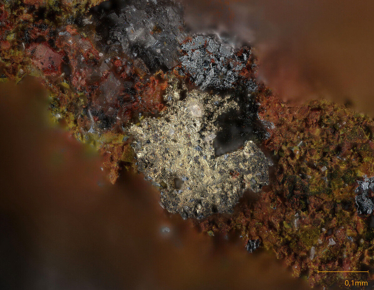 Silver & Cuprite Tsumeb Mine, Tsumeb, Namibia - SEM-EDS conf.