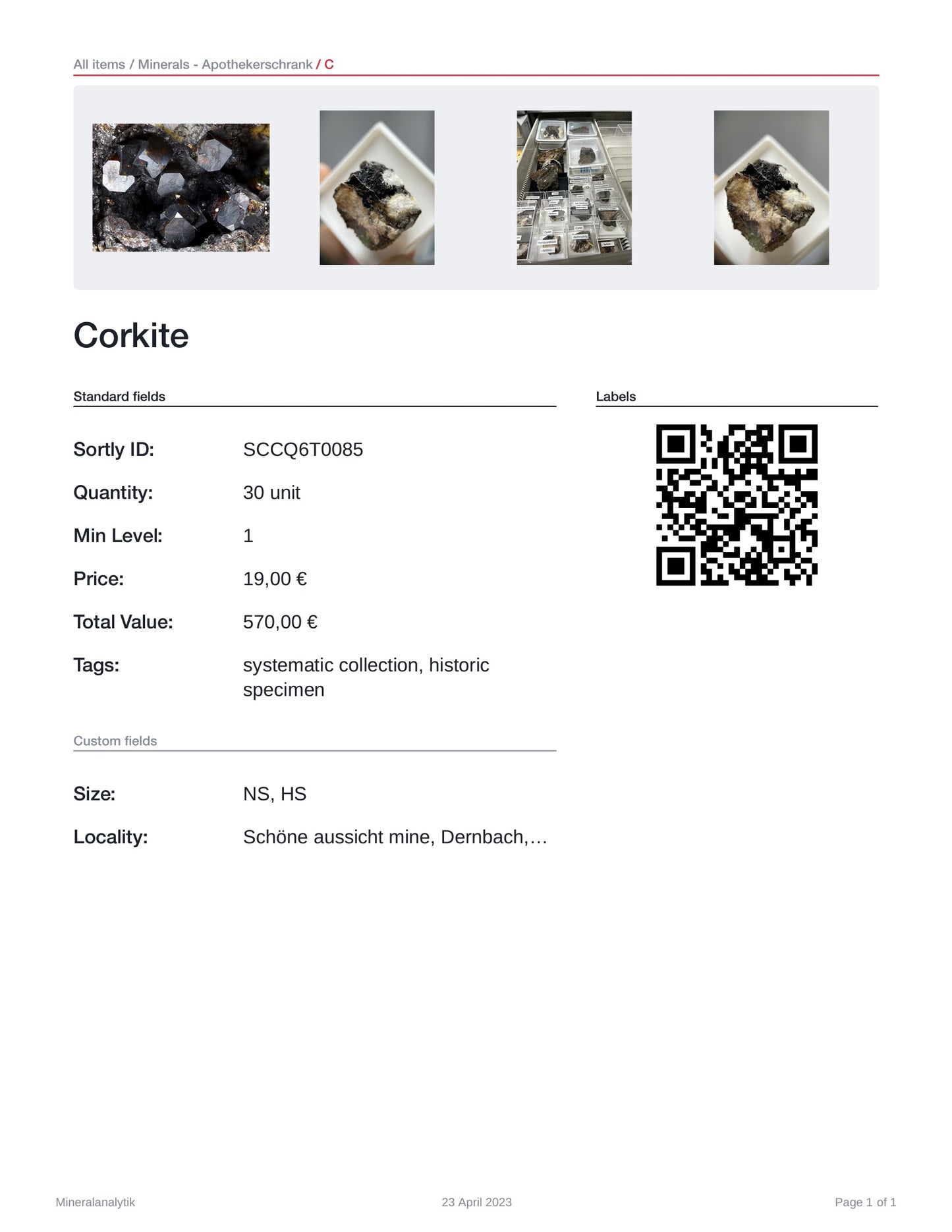 Corkite