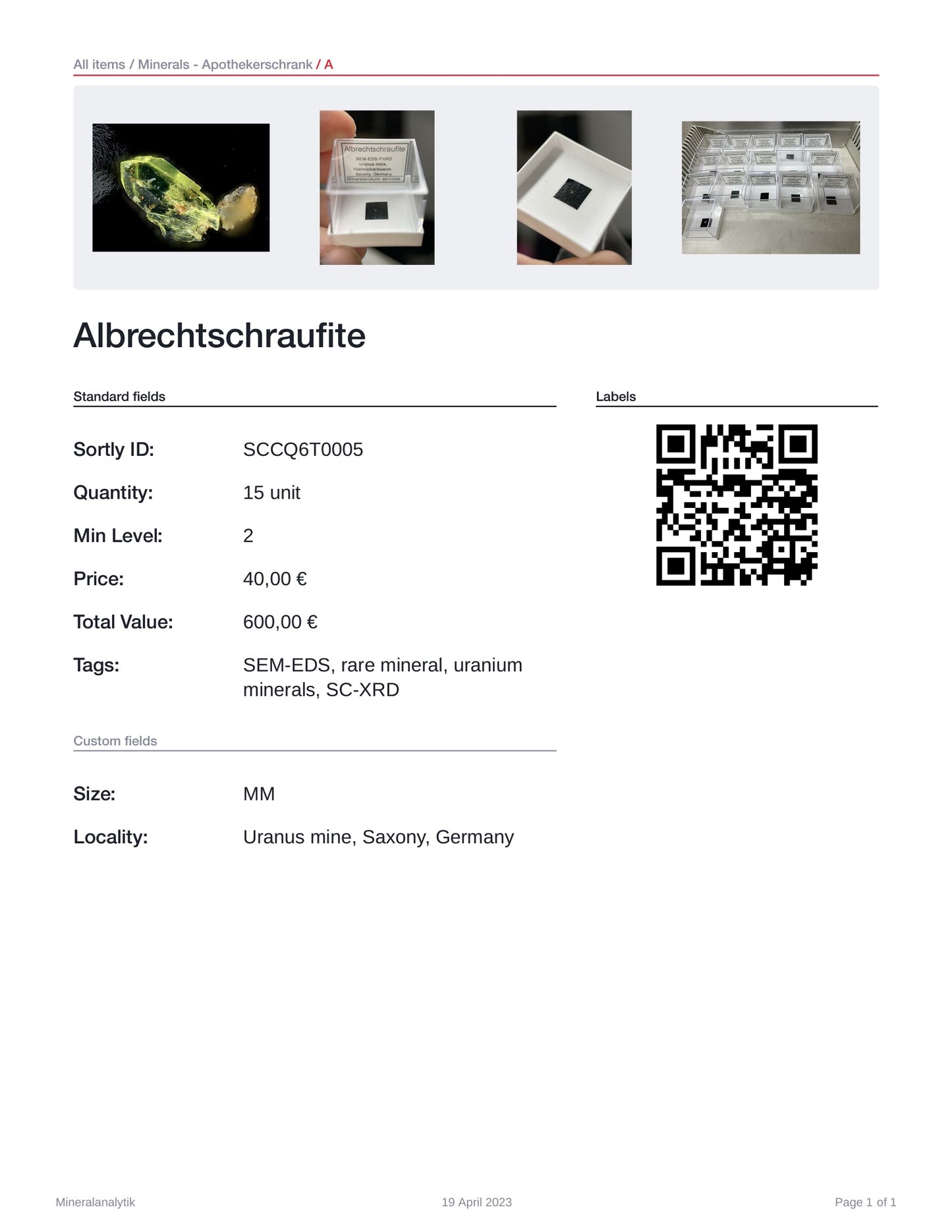Albrechtschraufite