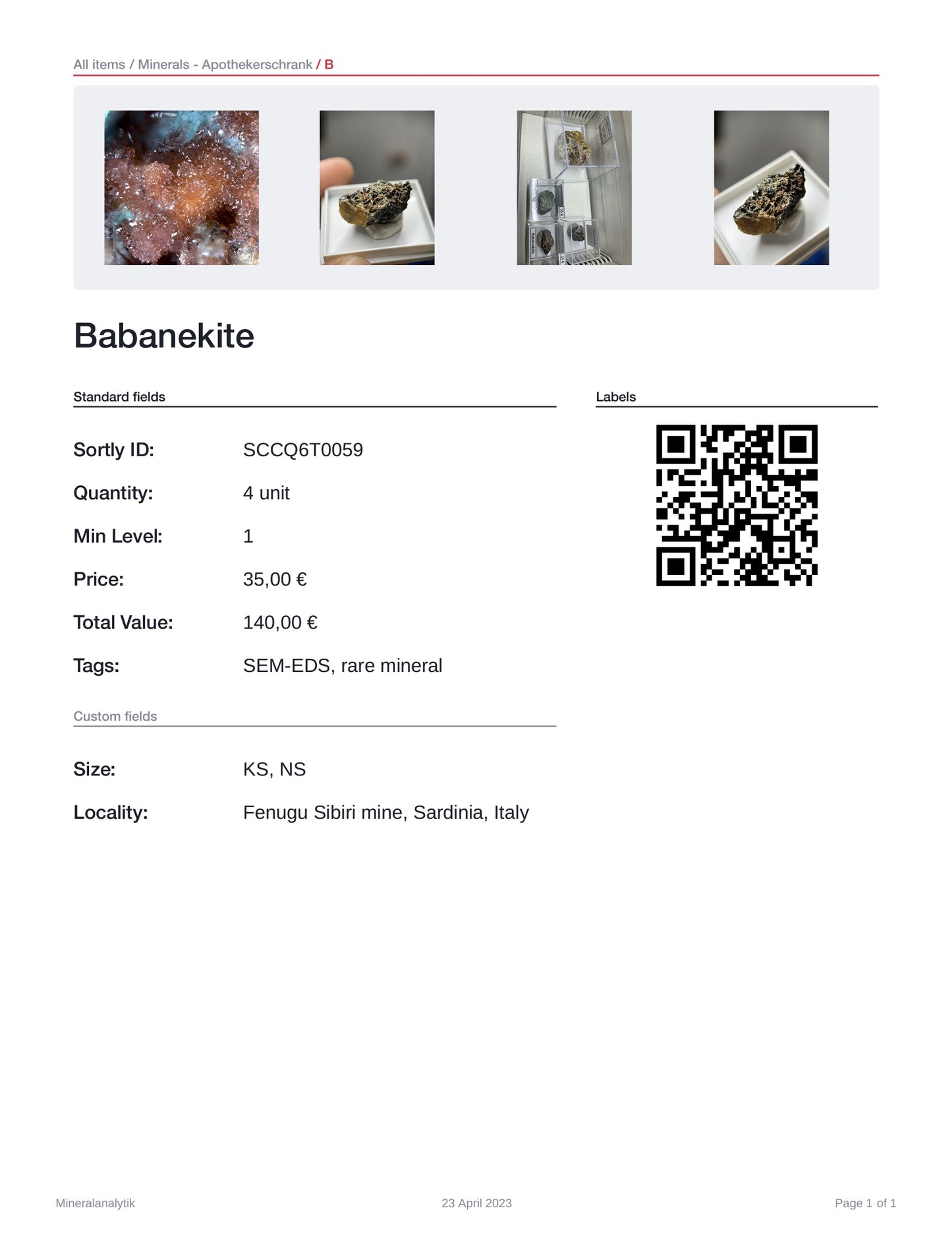 Babanekite
