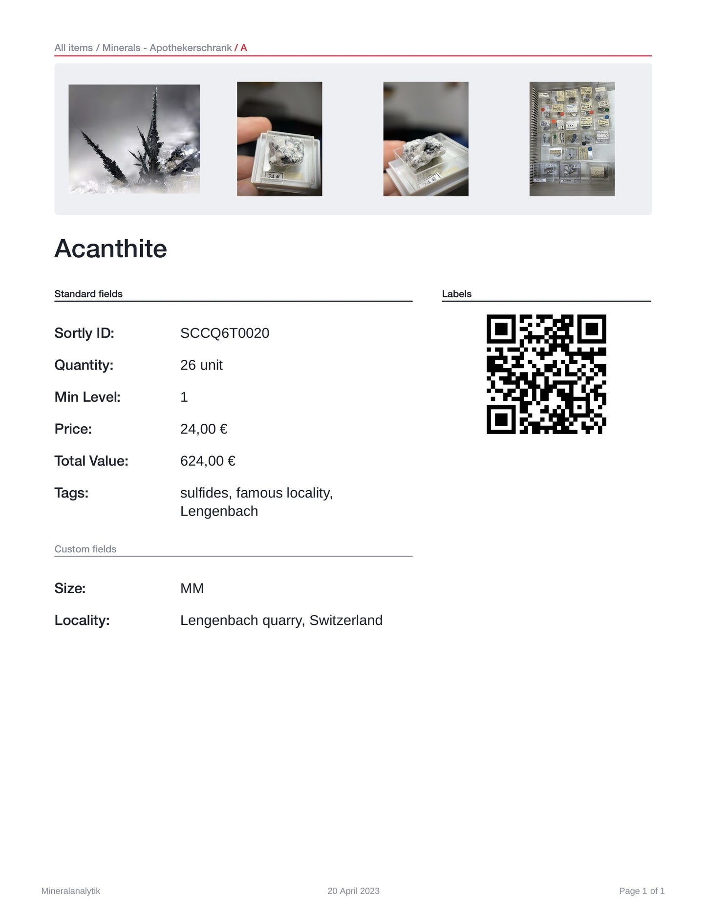 Acanthite