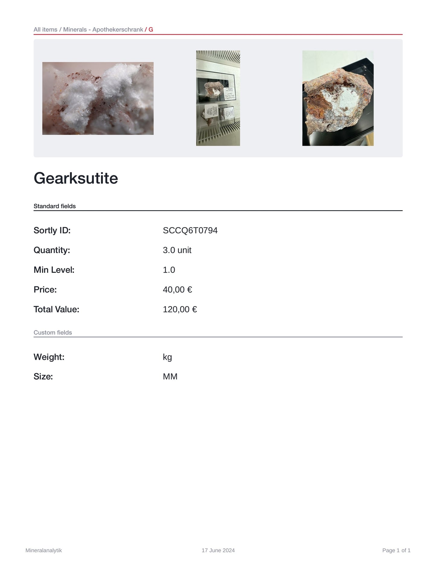 Gearksutite