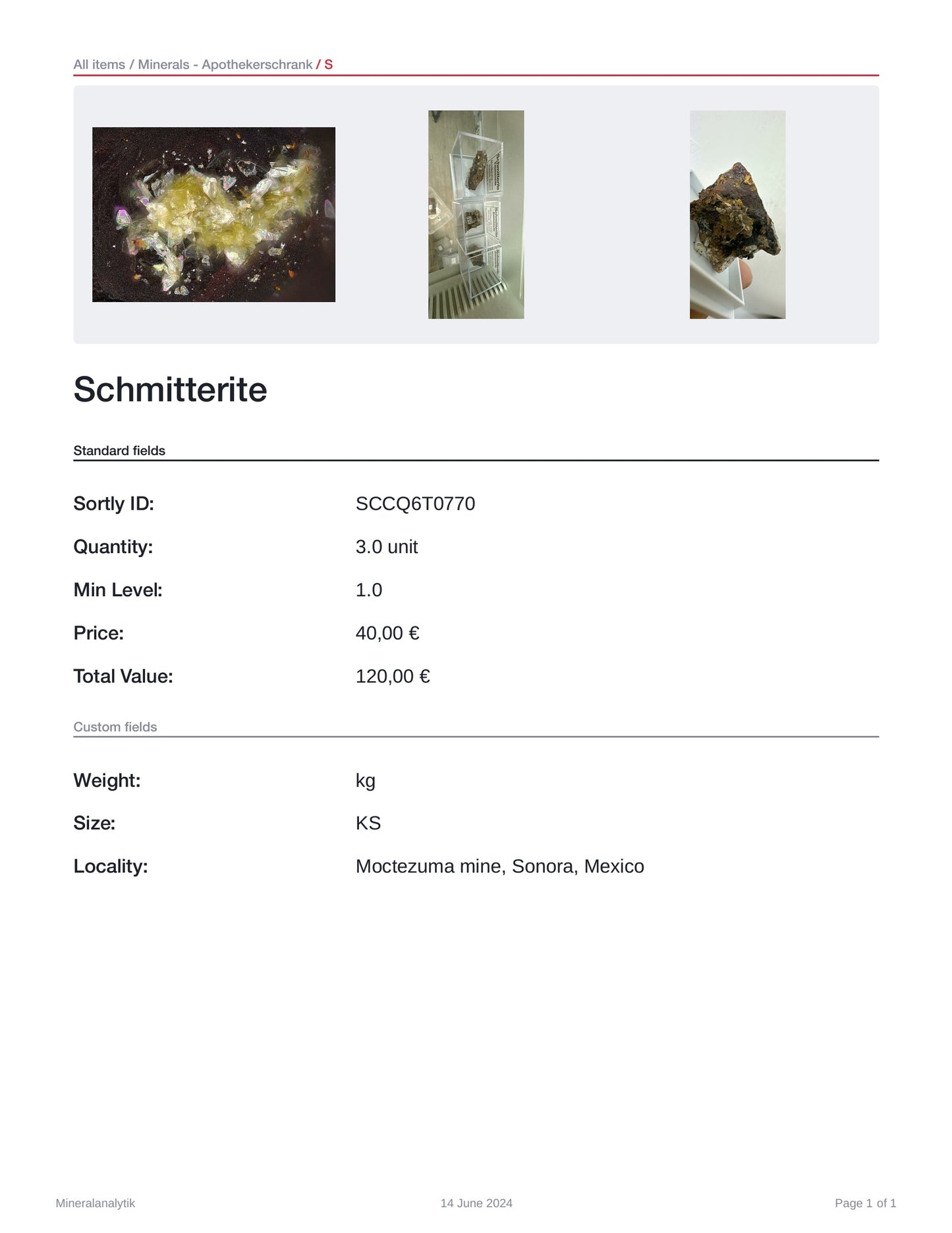 Schmitterite