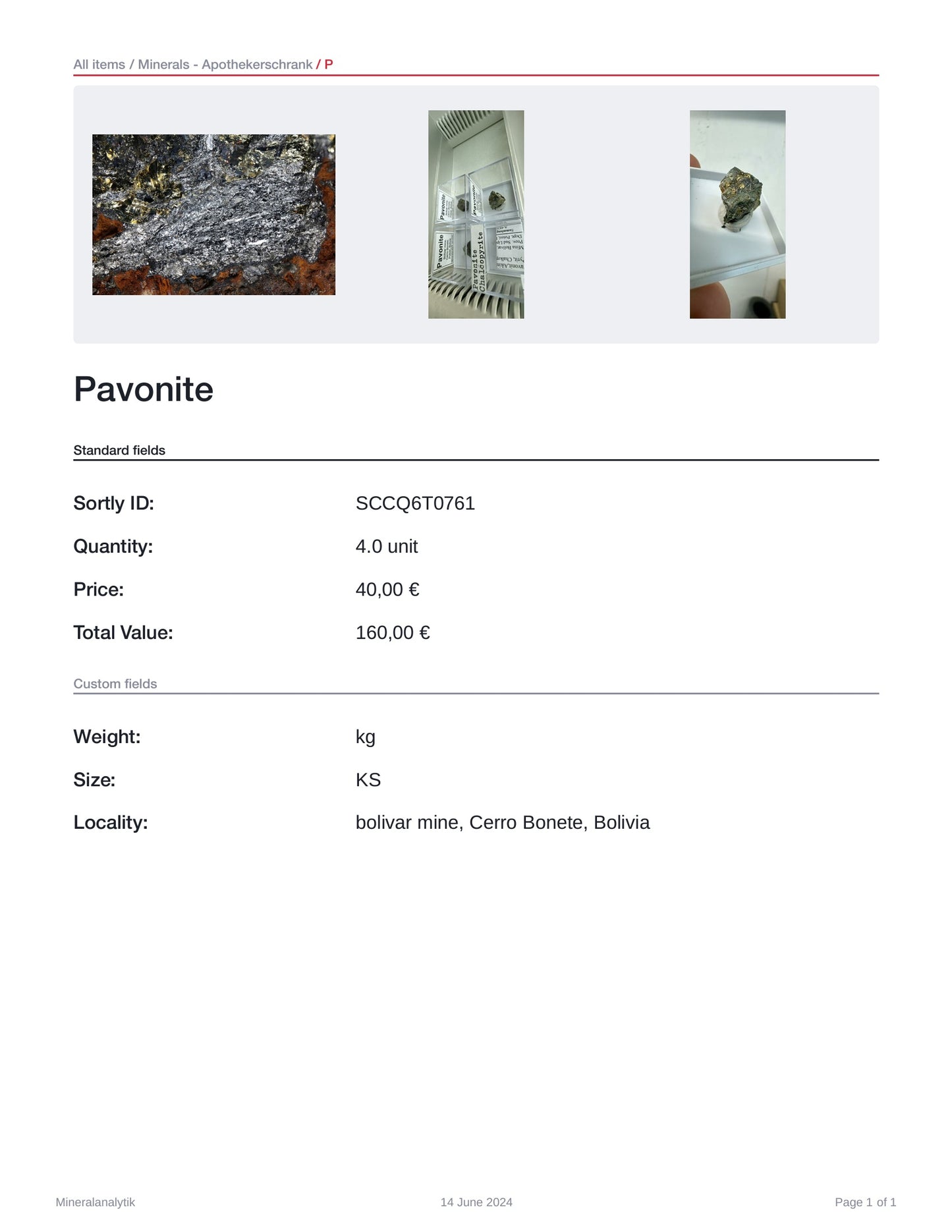 Pavonite