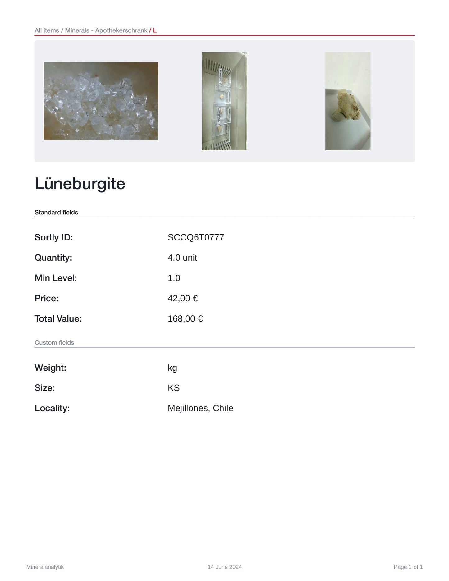 Lüneburgite