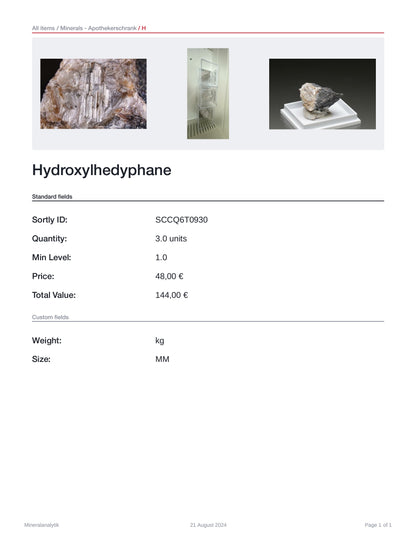 Hydroxylhedyphane