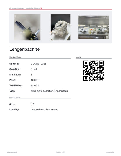 Lengenbachite