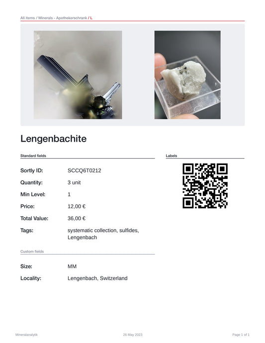 Lengenbachite