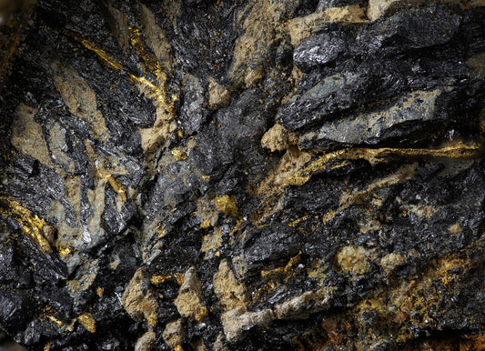 Native Gold in Uraninite