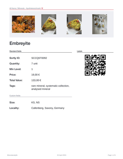 Embreyite