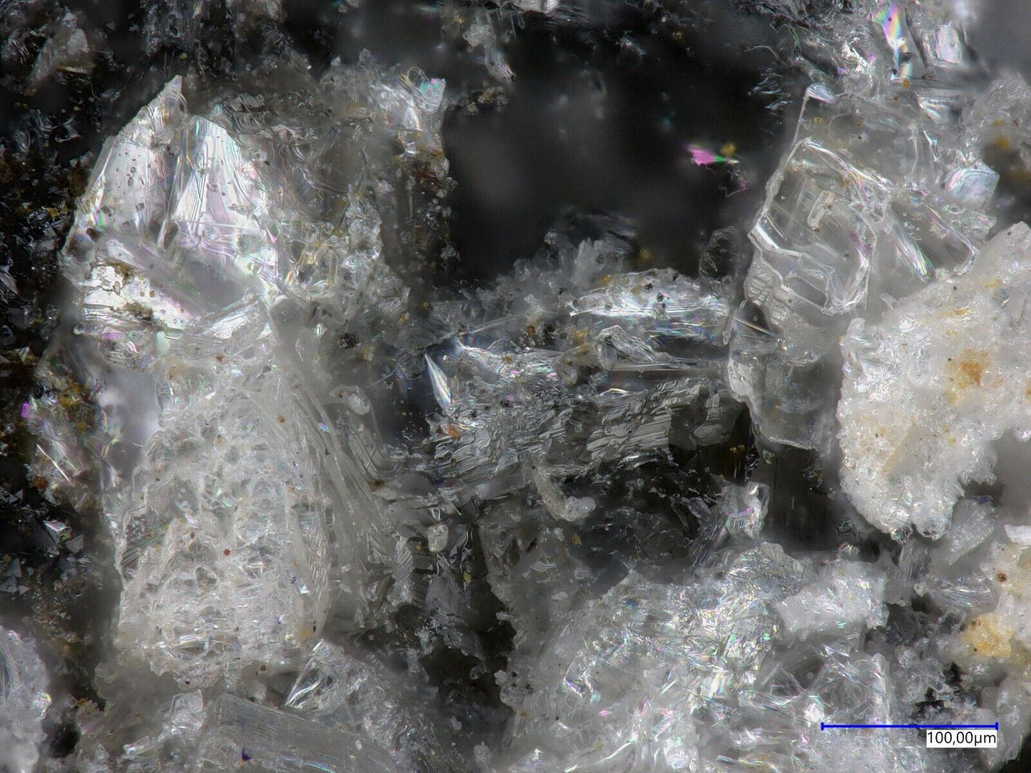 Cuatrocapaite-NH4, Torrecillas mine, Iquique, Chille ; EDX analysed