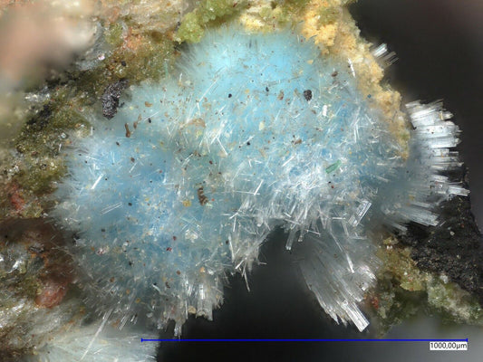 Dundasite Tsumeb mine, Tsumeb, Namibia EDX analysed