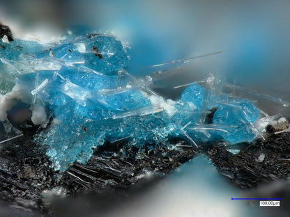 Orthominasragrit, Bobjonesit & Stanleyit North Mesa mine, Temple Mt., Utah, USA