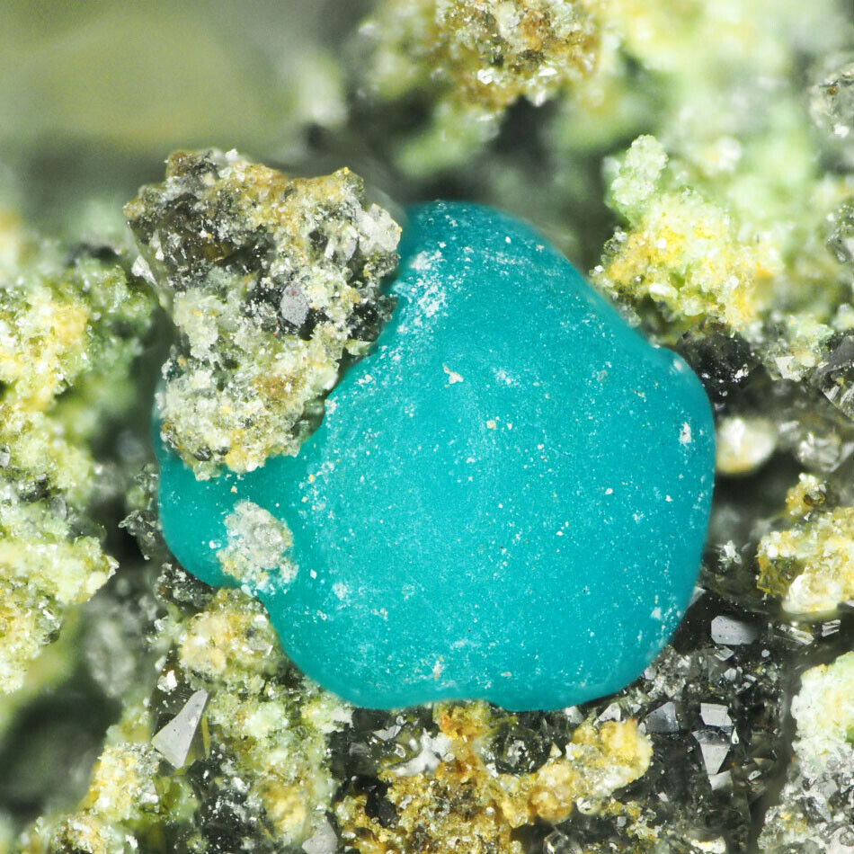 Rosasite Tsumeb Mine, Otavi Highlands, Namibia