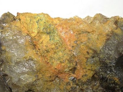 Pottsite & Clinobisvanite Linka Mine, Nevada, USA - SEM-EDS