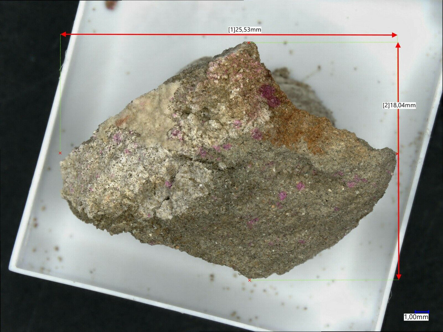 Nestolait & Cobaltomenit Little Eva mine, Utah, USA EDX untersucht