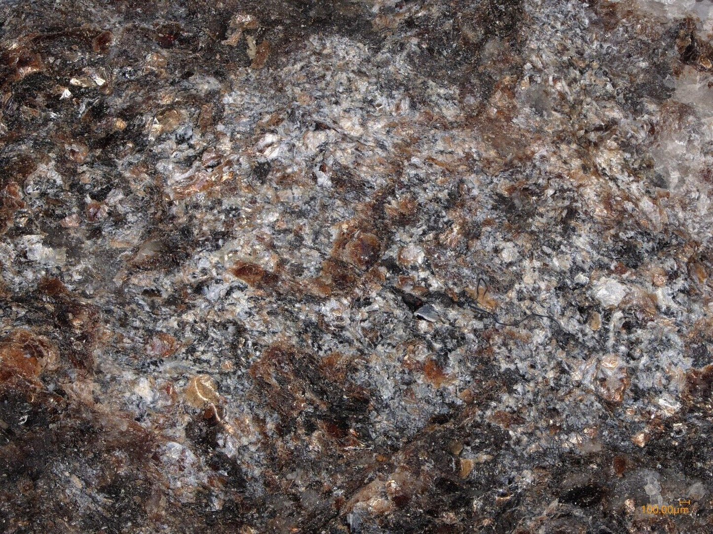 Colourless platy barysilite from Langban, Filipstad, Sweden