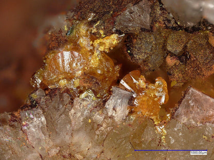 Phoenicochroit, Schwartzembergit La Union mine, Sierra Gorda, Antofagasta, Chile