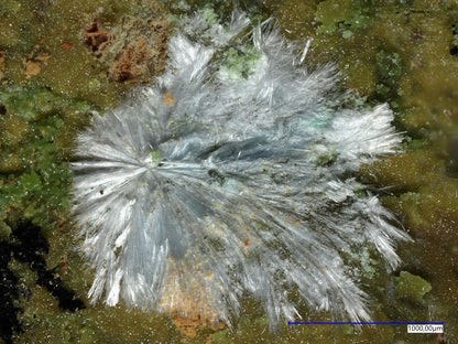 Dundasite Tsumeb mine, Tsumeb, Namibia EDX analysed Nr fb75