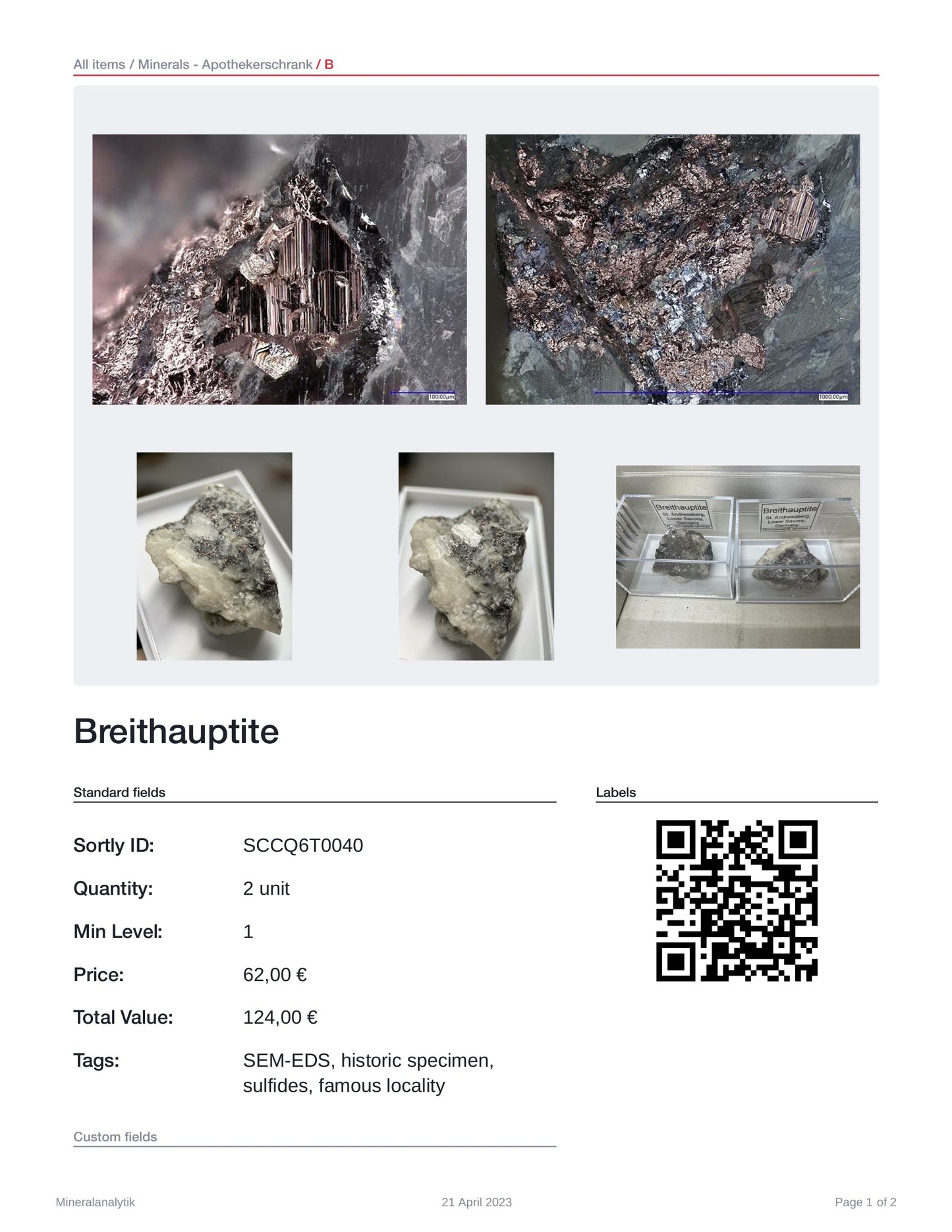 Breithauptite