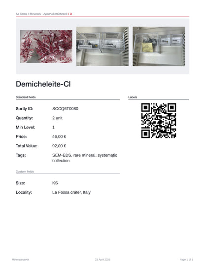 Demicheleite-Cl